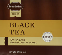 Farmer Brothers black tea bag offers a smooth, classic daily ritual.