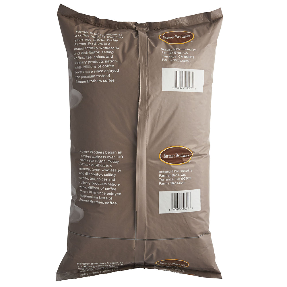 Farmer Brothers Premium Blend medium roast Arabica beans ideal for cafes.
