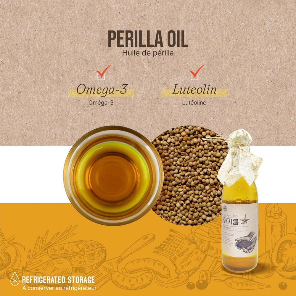 Pan-ready small flame sauté with a splash of Perilla Oil by FARMER QUEEN.