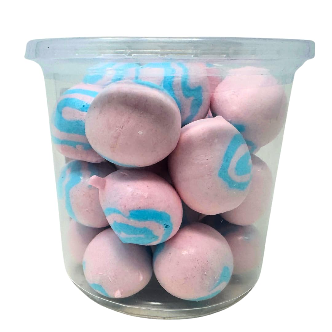 Farmers Market Cotton Candy Taffy soft fluffy texture melts on the tongue.