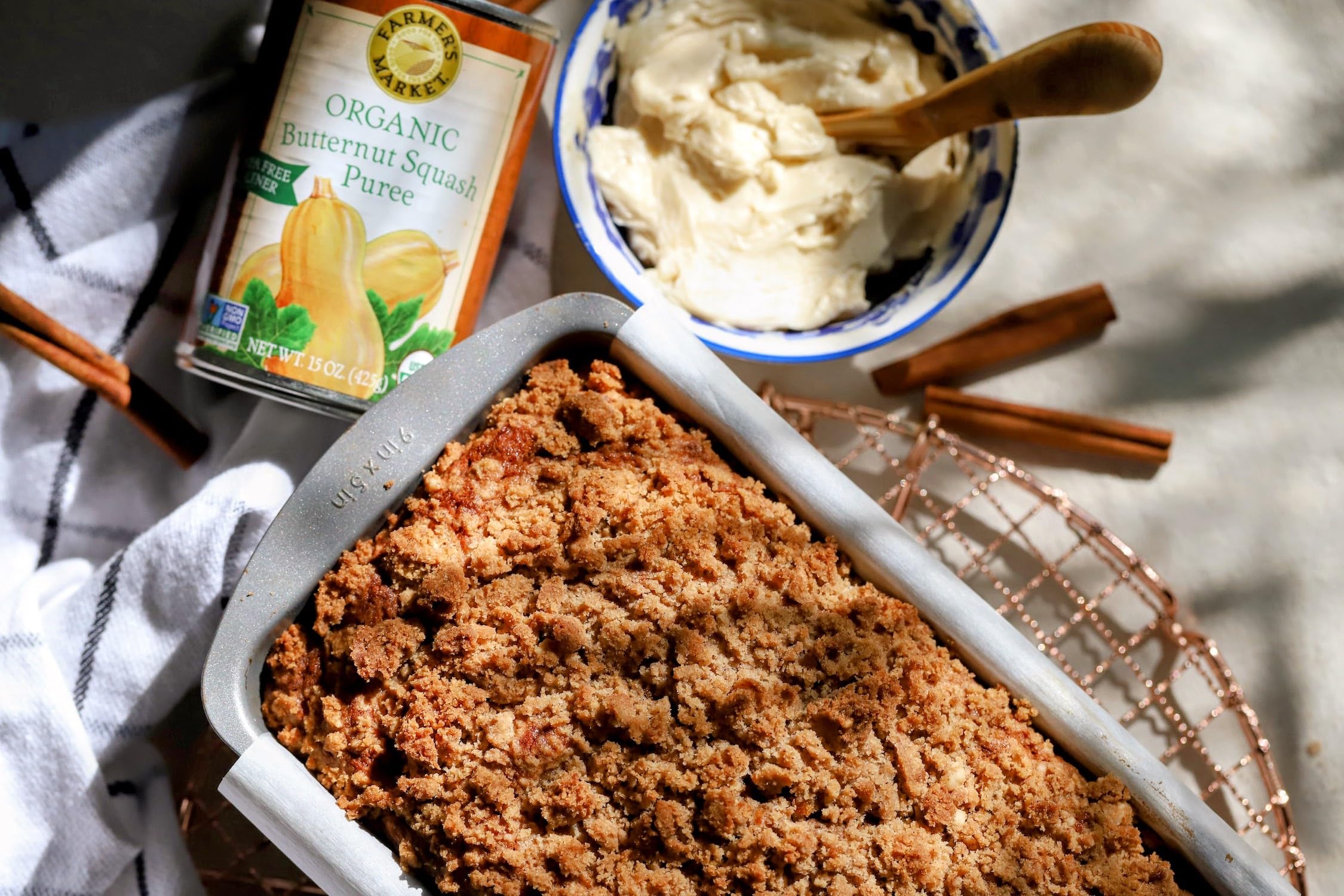 Farmers Market kosher-certified butternut squash puree for dietary needs.