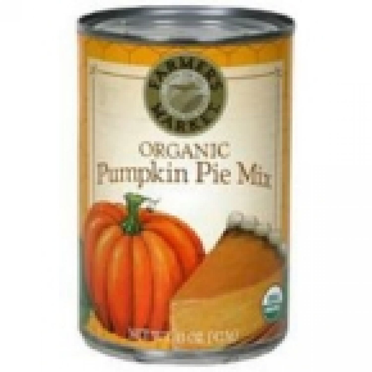Farmers Market Pumpkin Pie Mix packaging ready for quick organic dessert prep.