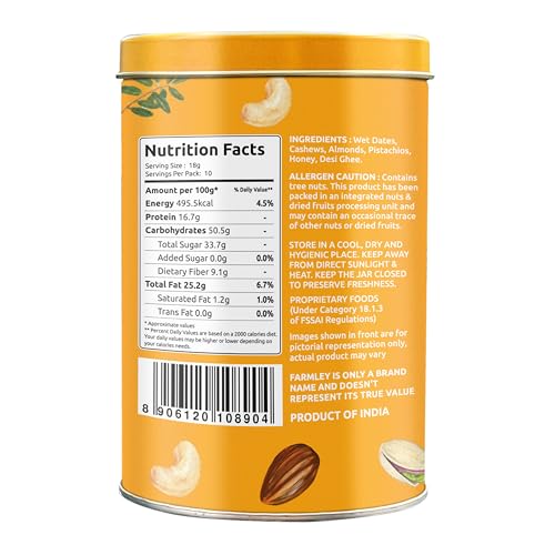 Farmley date bites close-up, naturally sweet with no added sugar.