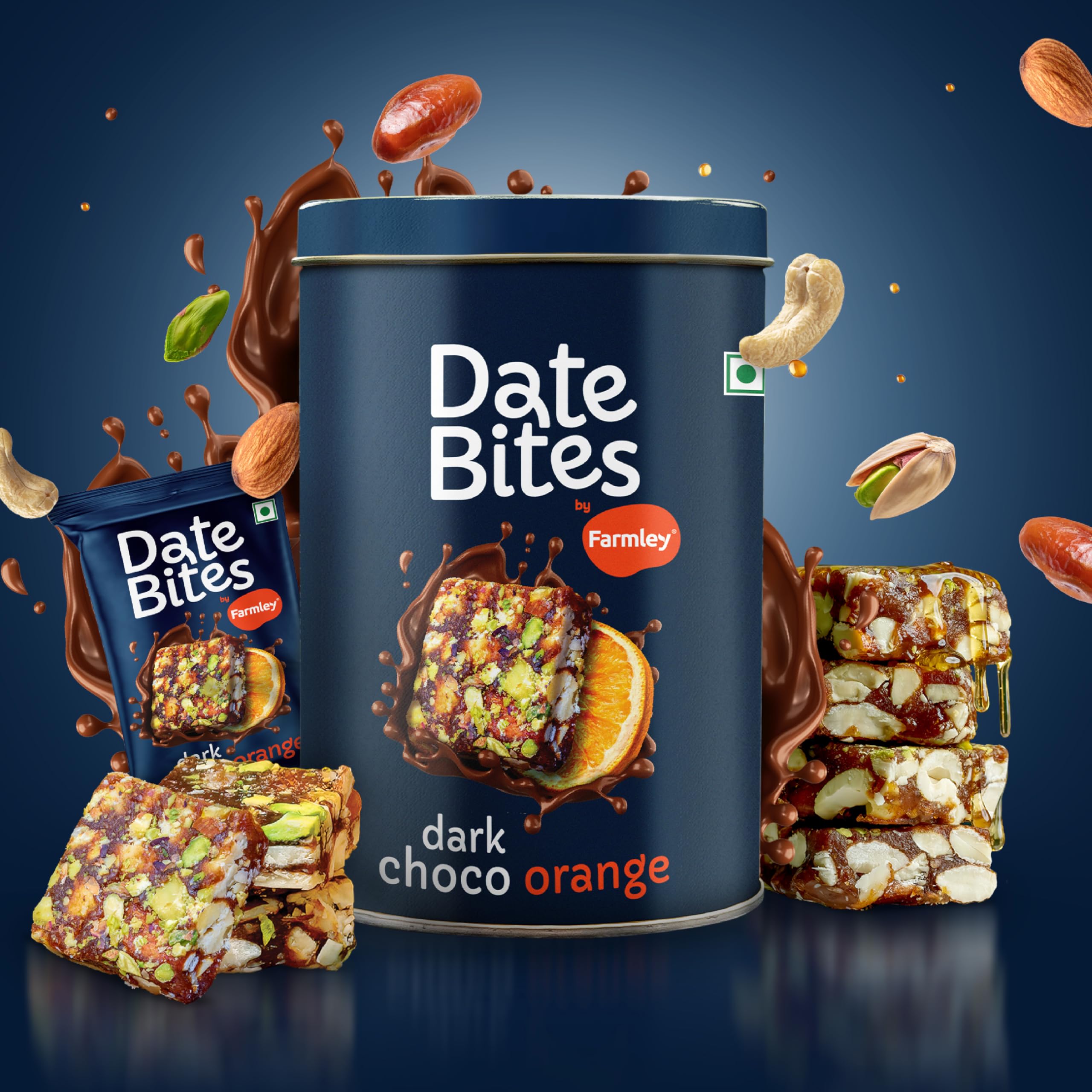 Farmley dates bites energy-boost close-up highlighting natural ingredients for daily snacking