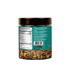 Farmley Seed Mix sprinkled over salad for added crunch and fiber.
