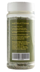 Farrell Dairy Free Ranch Mix closeup shows dehydrated garlic and onion; simple natural ingredients.