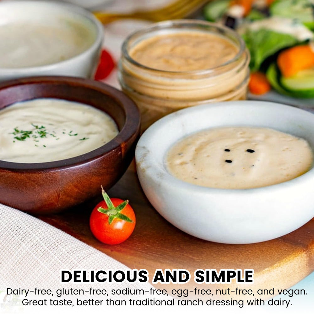 Packaging on shelf highlighting dairy-free and allergen considerations.