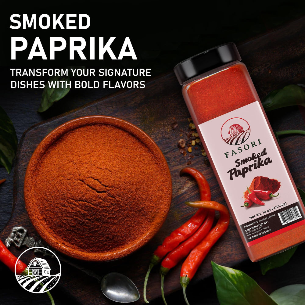 Keep Fasori smoked paprika powder within easy reach on your pantry shelf
