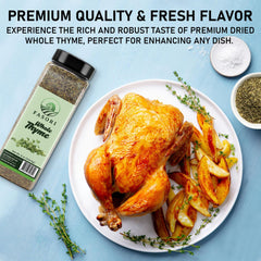 Fasori Thyme Leaves open-jar scene ready-to-use seasoning.