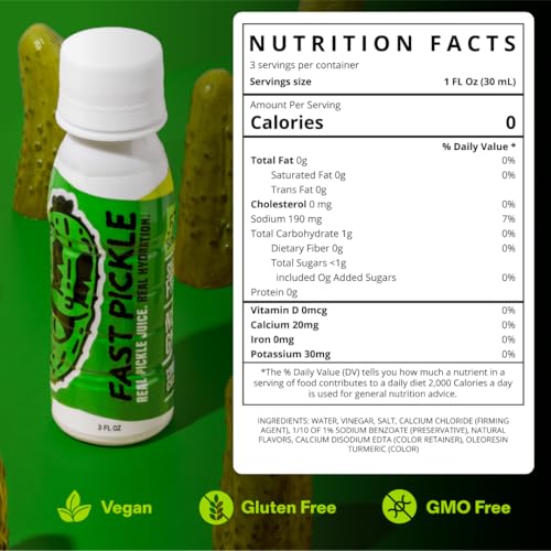 Fast Pickle Juice Shot being poured to showcase quick electrolyte replenishment.