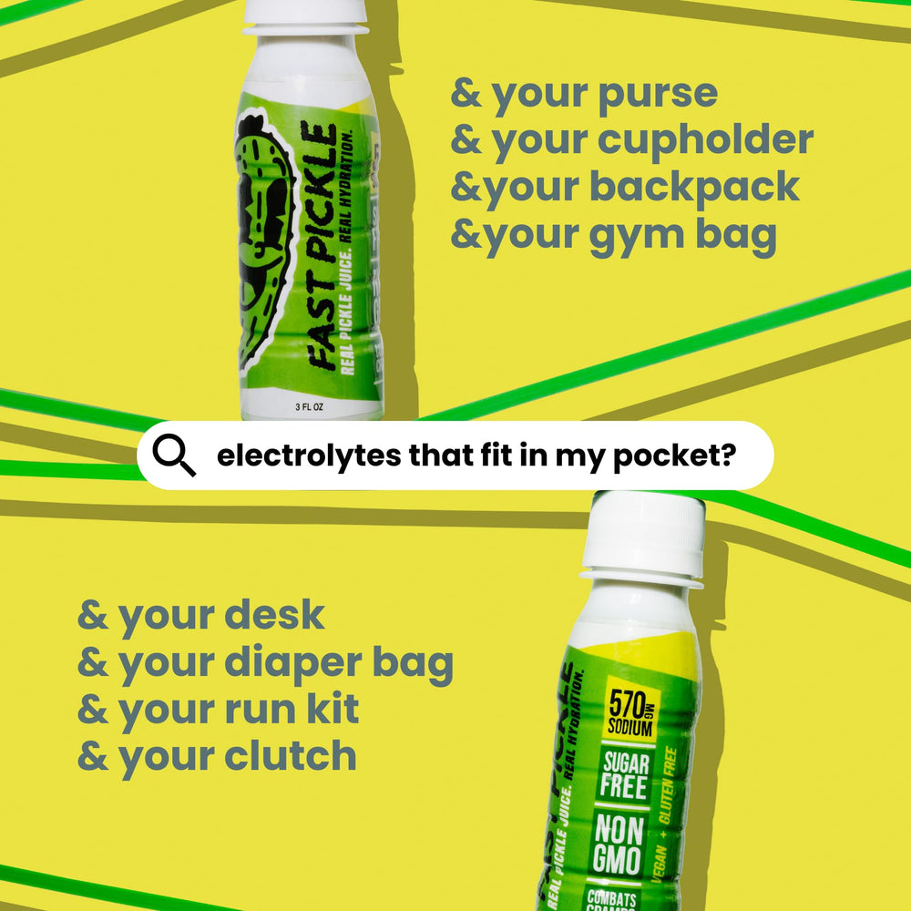 Fast Pickle Juice Shot glass ready for tasting and flavor experience.