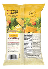 Feast From The East Wonton Strips wide cut closeup showing crisp texture.