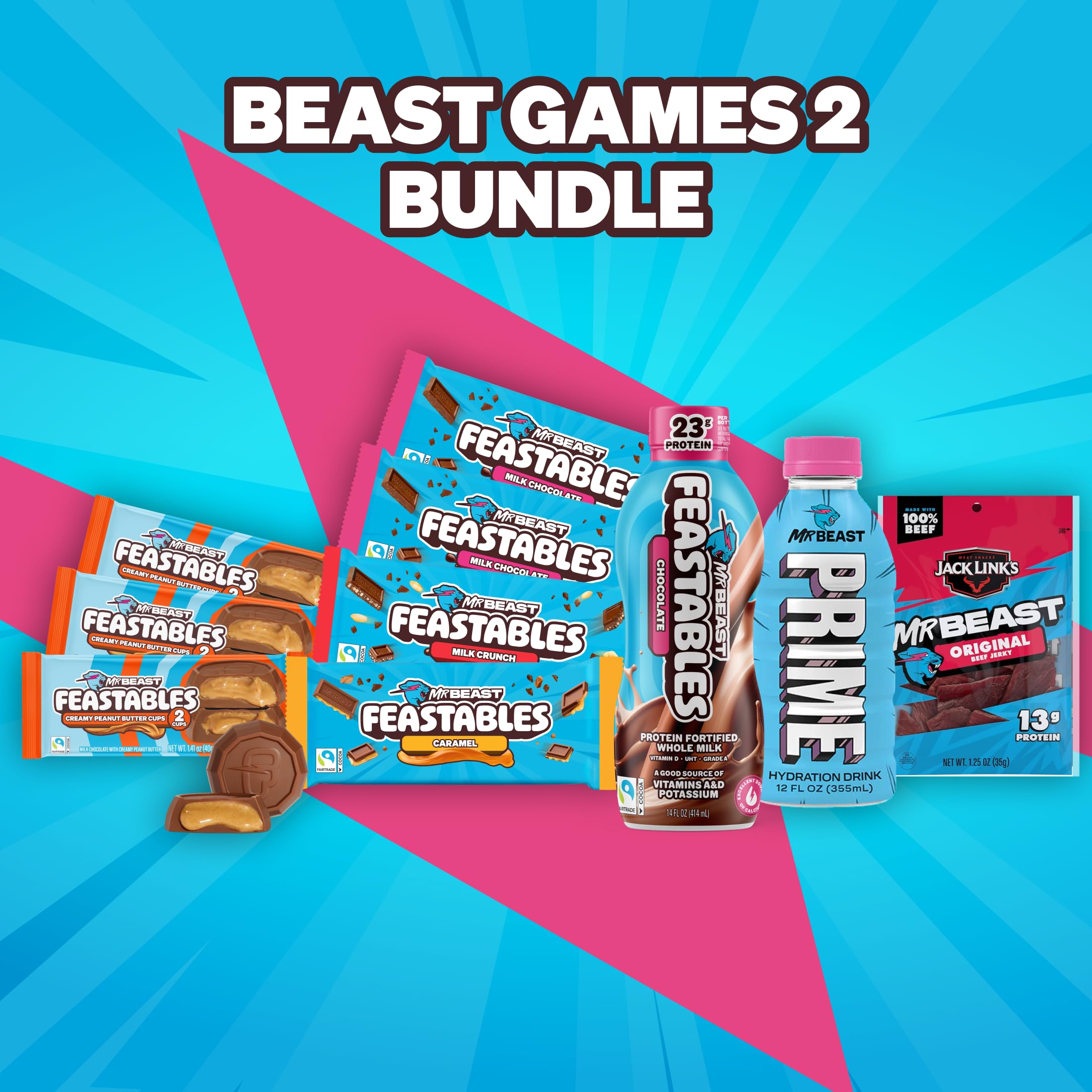 Feastables giftable Season 2 pack ideal for holidays.