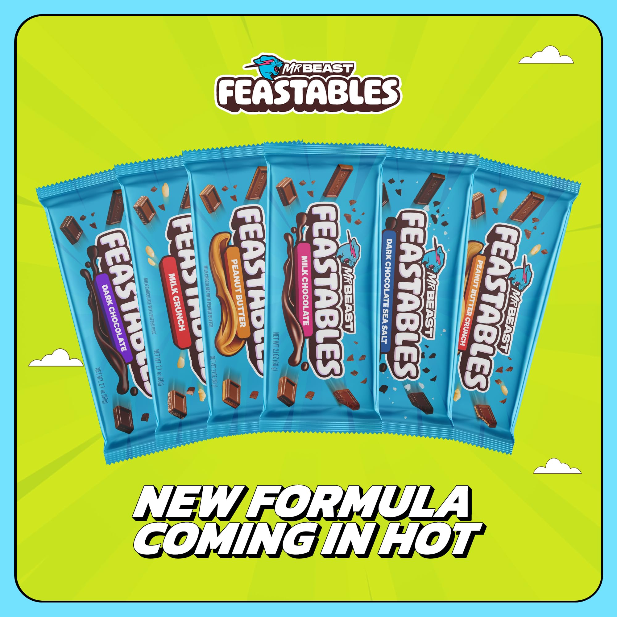 Gift-ready Feastables bar packaging for celebrations