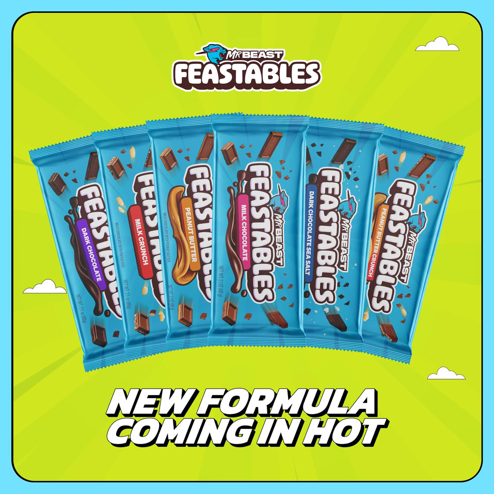 Gift-ready Feastables bar packaging for celebrations