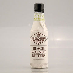 Fee Brothers Black Walnut bottle for adding rich, versatile flavor to cocktails.