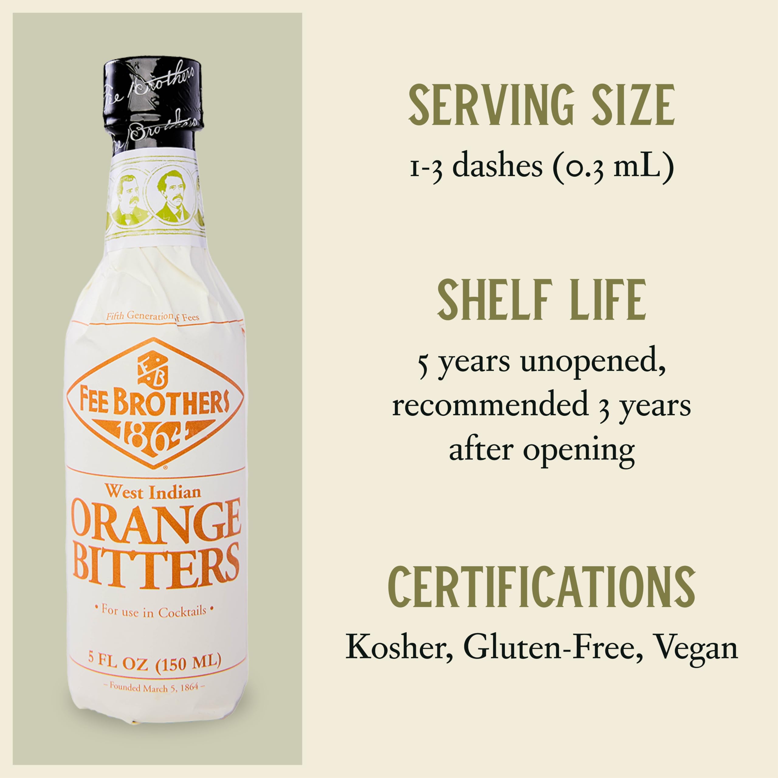 Fee Brothers cocktail martini aroma shot, versatile use in drinks