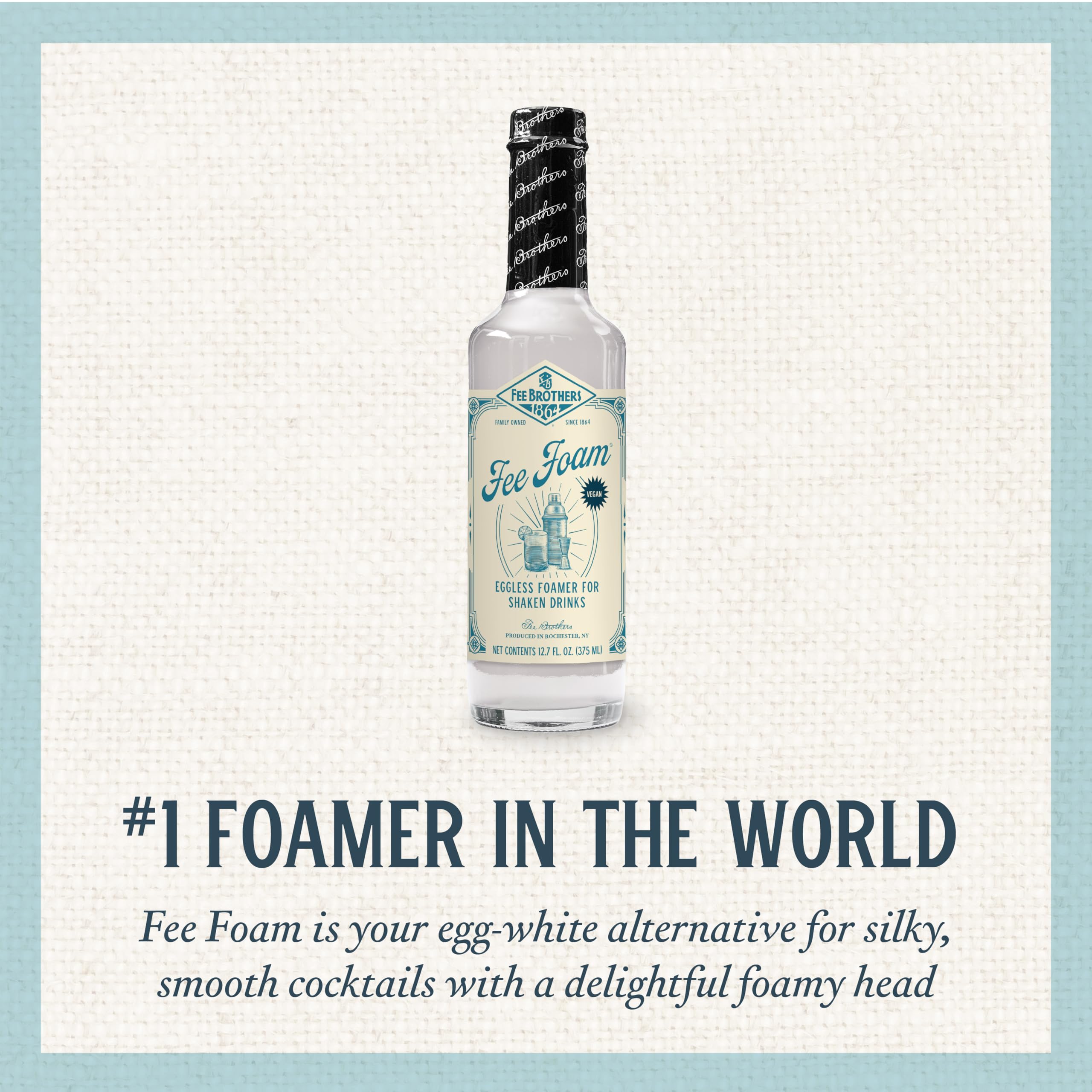 Fee Brothers Fee Foam bottle-pour demonstrates easy dash-based foam creation
