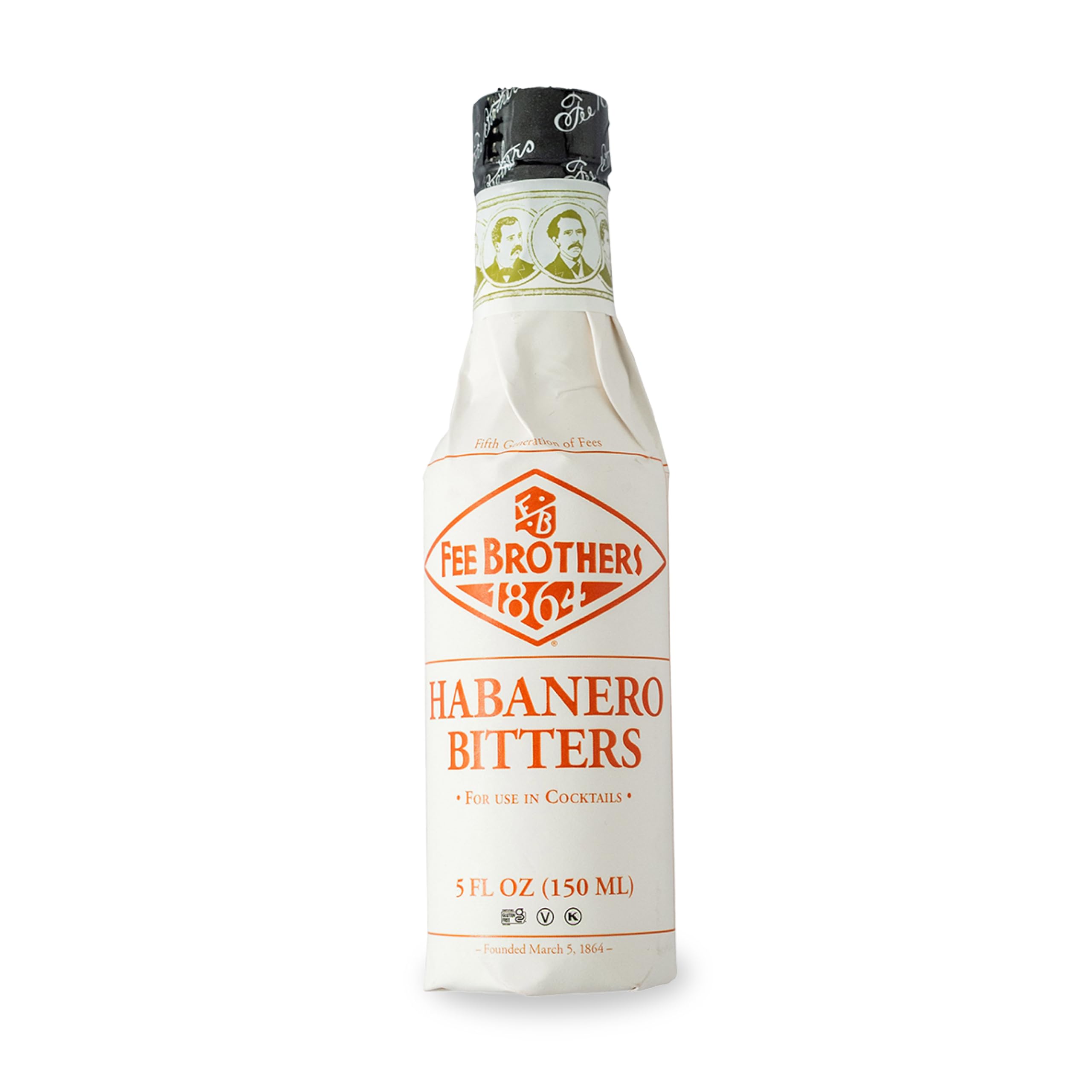Fee Brothers Habanero Bitters bottle showcases bold, aromatic notes for cocktails.