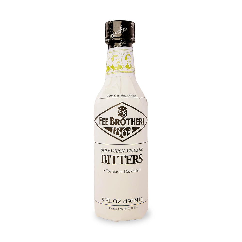 Fee Brothers Old Fashioned Bitters bottle being poured to elevate cocktails