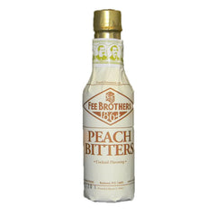 Fee Brothers Peach Bitters bottle enhancing cocktails with fruity aroma