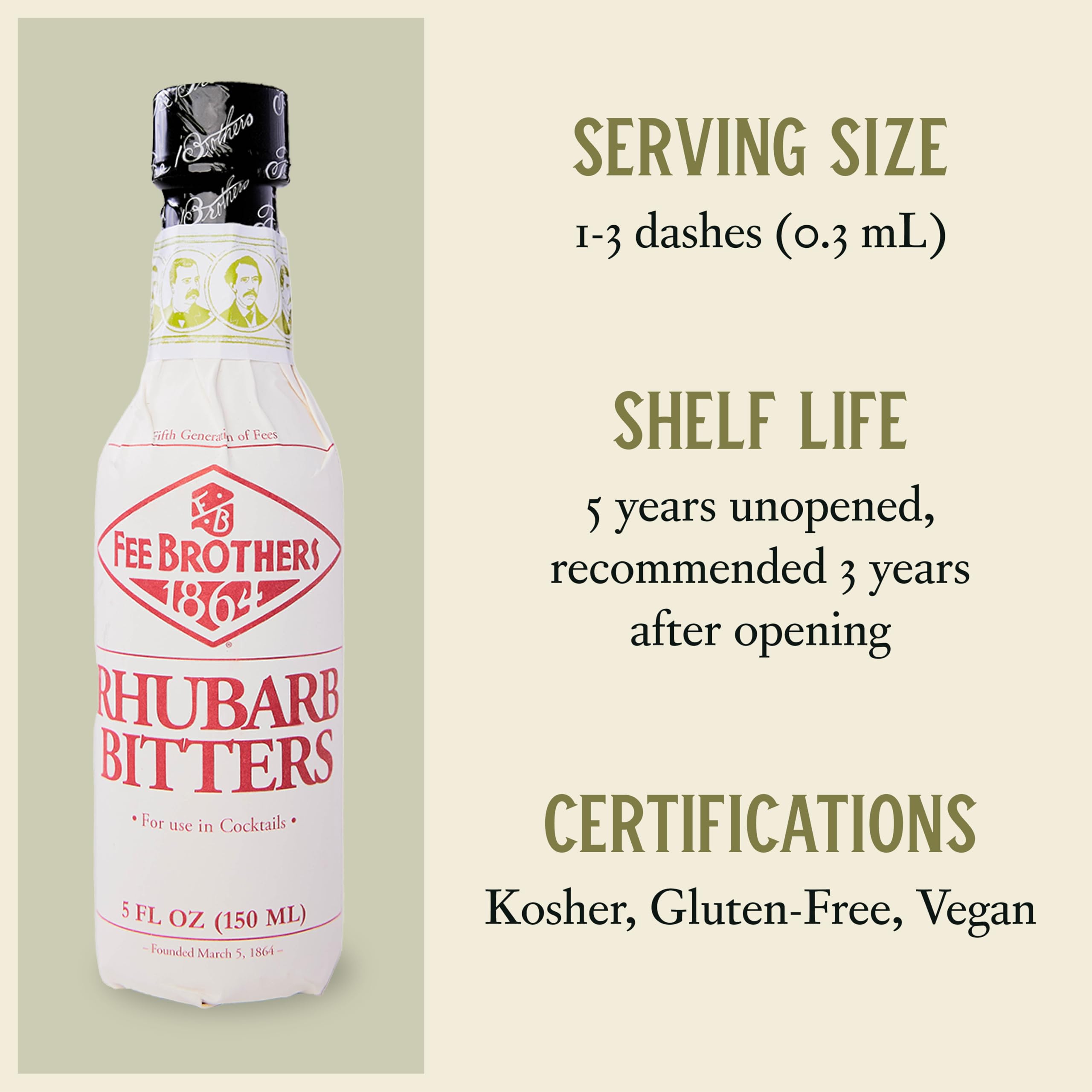 Fee Brothers Rhubarb Bitters cocktail creation scene suggests versatility for drinks