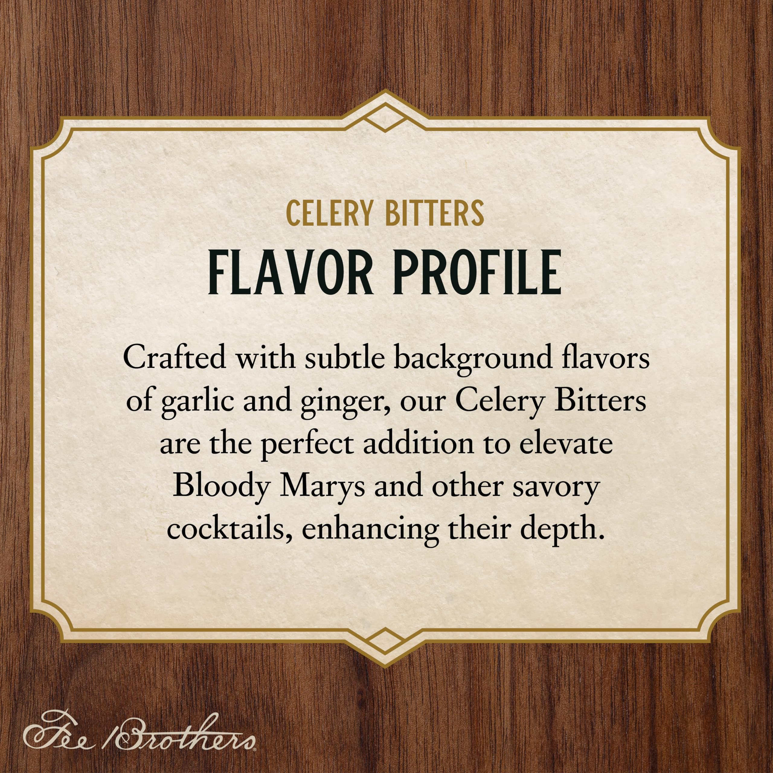 Bloody Mary prepared with Fee Brothers Celery Bitters for savory depth