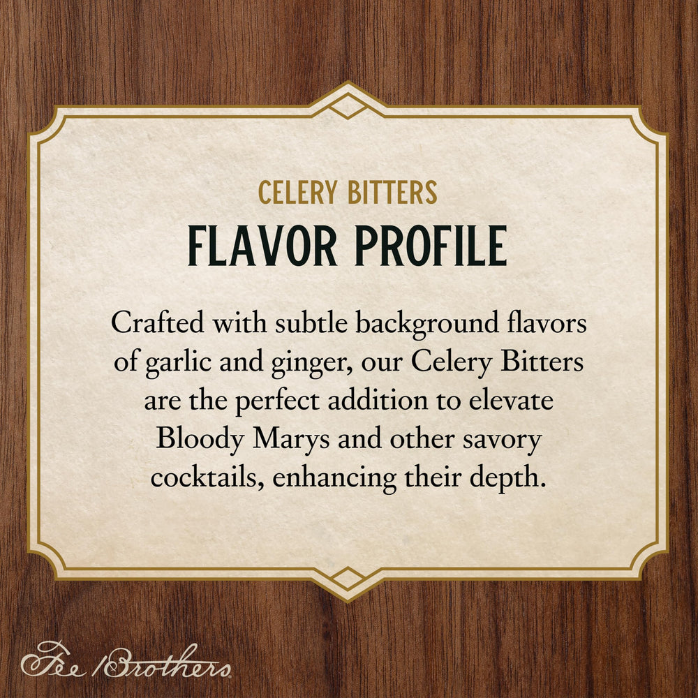 Bloody Mary prepared with Fee Brothers Celery Bitters for savory depth