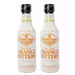 Fee Brothers West Indian Orange Bitters bottle pour highlights citrus aroma for cocktails