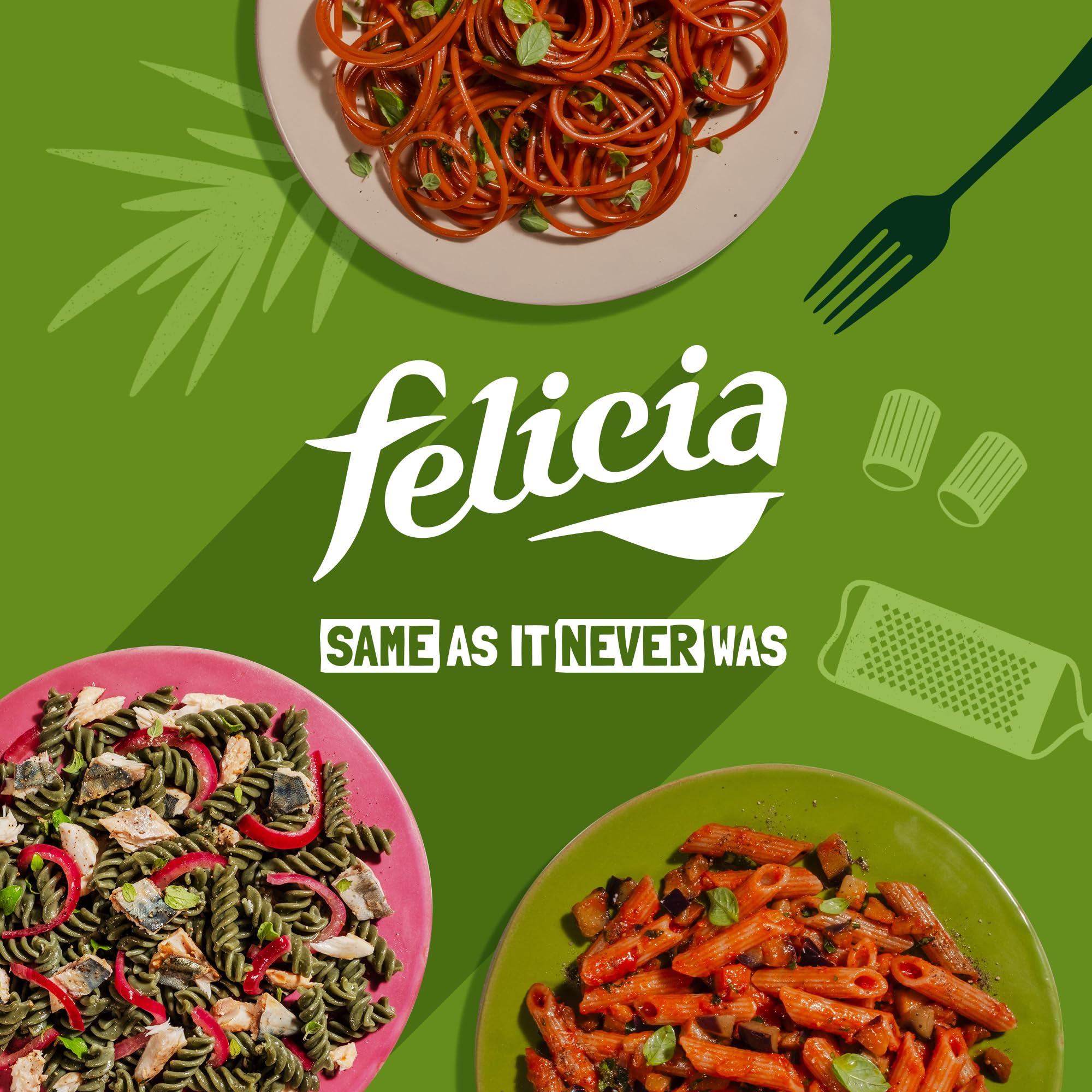 Felicia packaging displays USDA organic and non GMO seals.