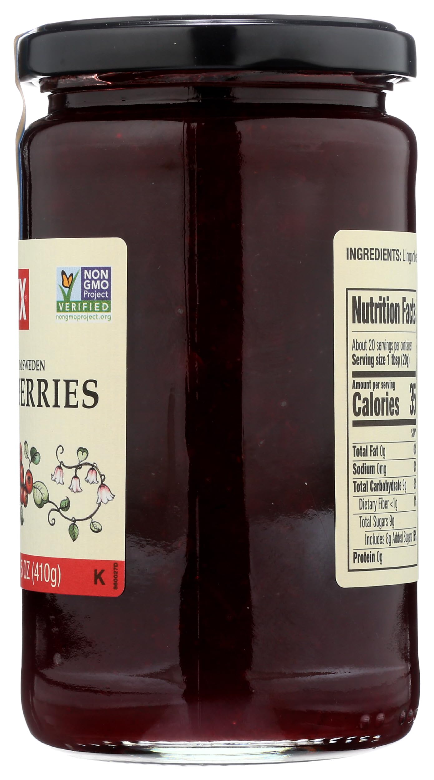 Felix Lingonberries from Sweden offering authentic flavor in pantry