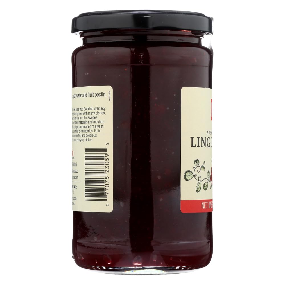 Felix Lingonberry Preserves spread on toast adds tart sweetness.