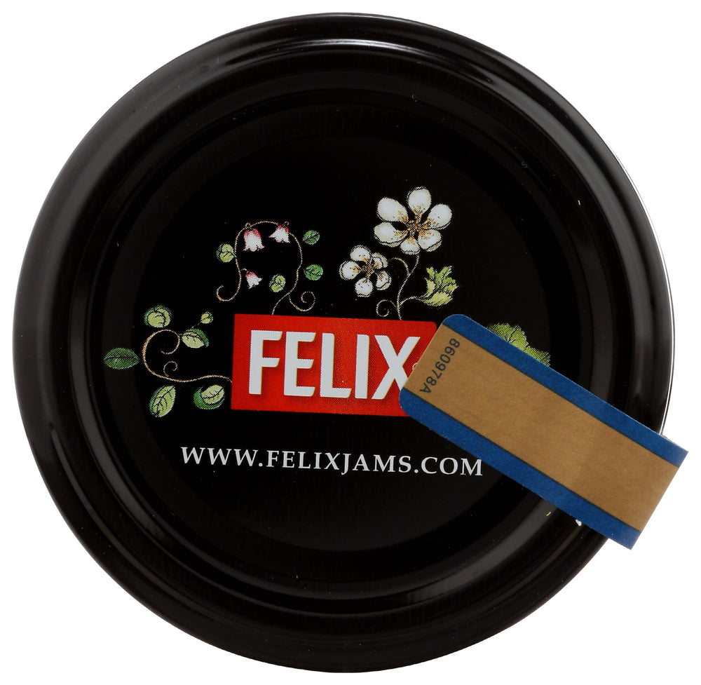 Felix Lingonberry Wild Jar on toast with cream cheese, tasty breakfast.