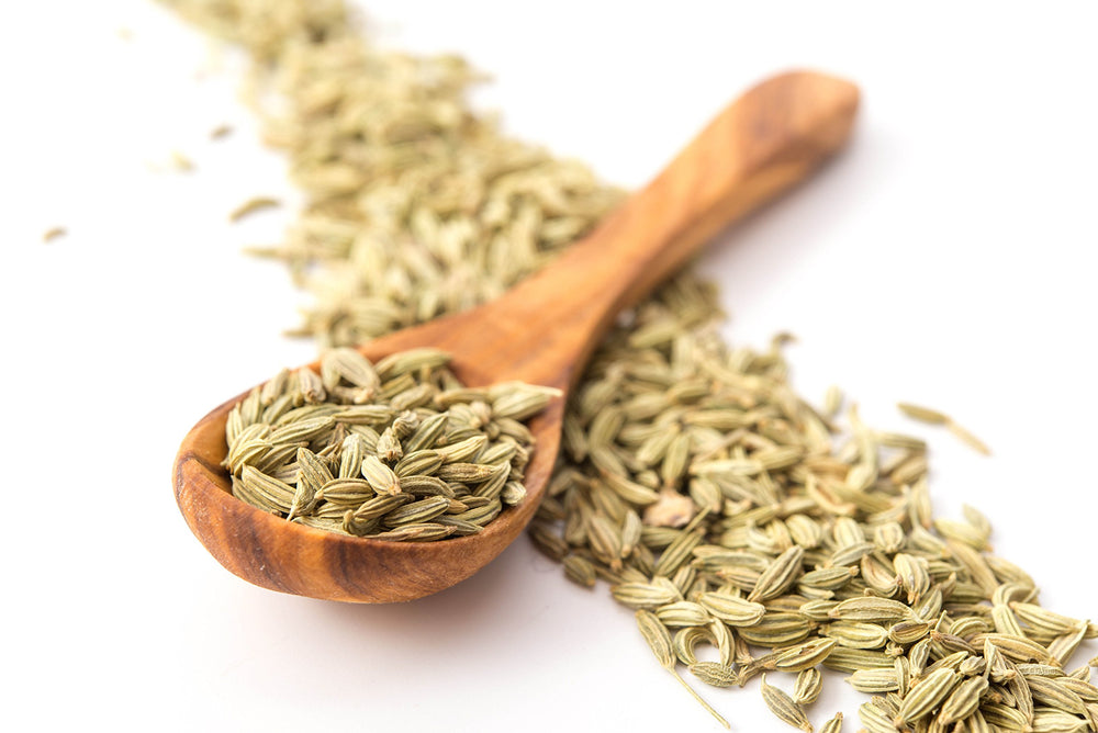Close-up of fennel seeds ideal for spice blends and baking.
