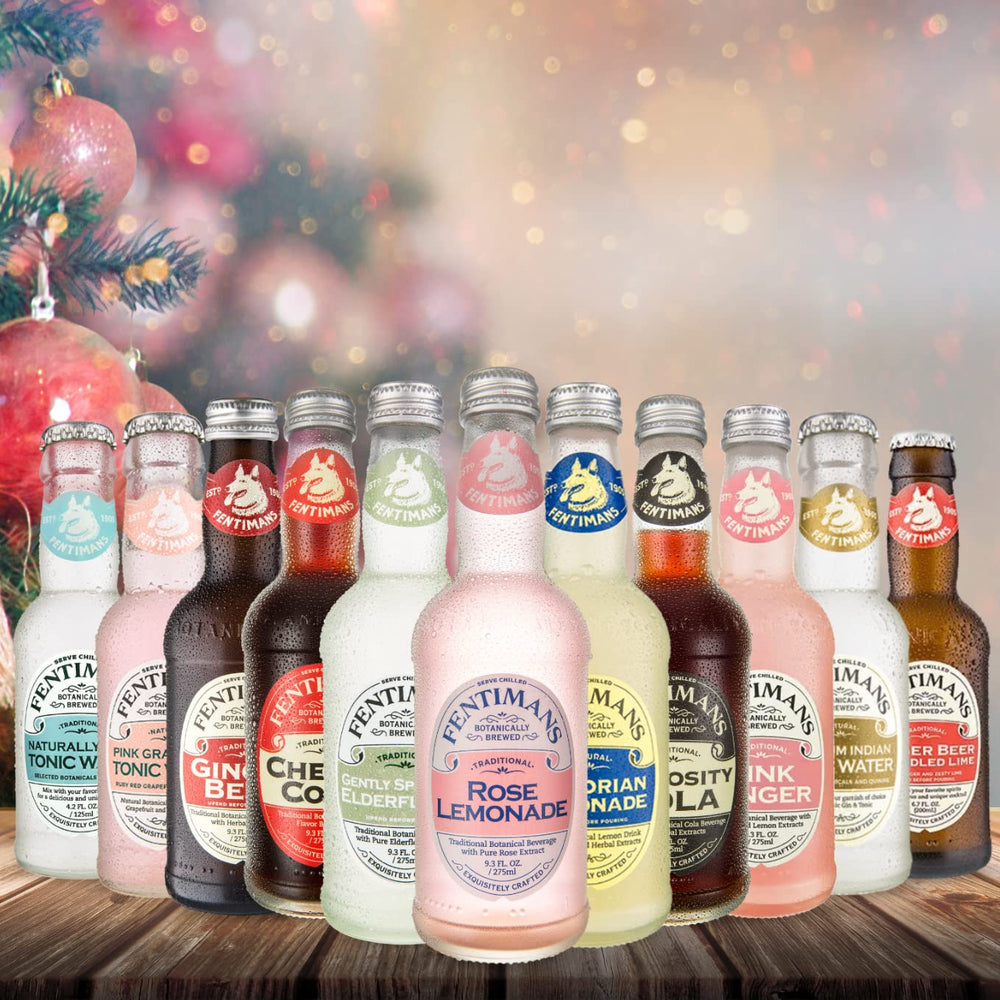 Fentimans Sparkling Curiosity Cola with botanicals—cinnamon-forward depth in every sip.