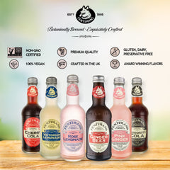 Fentimans Sparkling Curiosity Cola glass with ice—refreshing aroma and bite.
