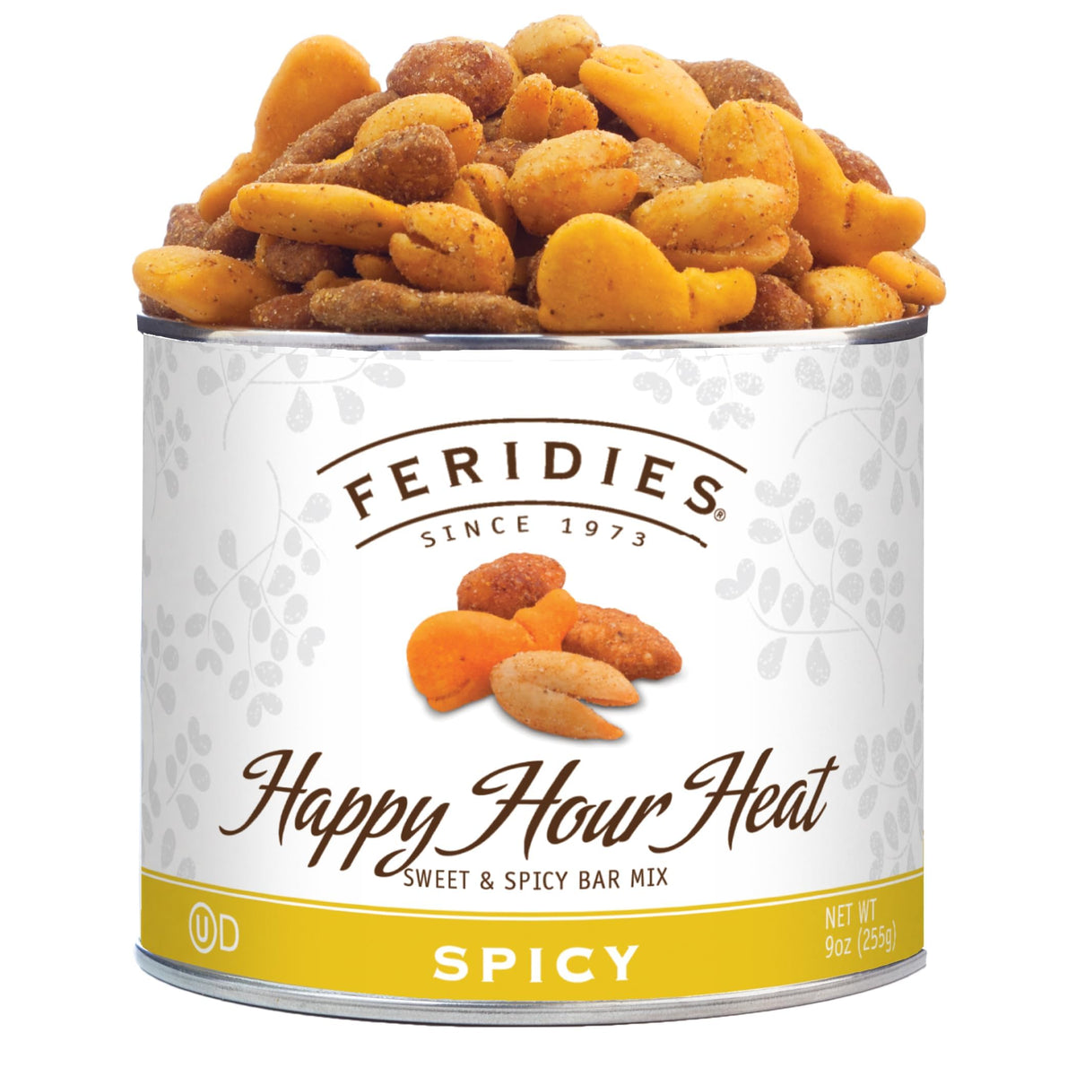 FERIDIES Happy Hour Heat Can front view; ideal for bold snacking