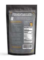 Fermentaholics dry tea leaves close-up highlighting organic quality and freshness