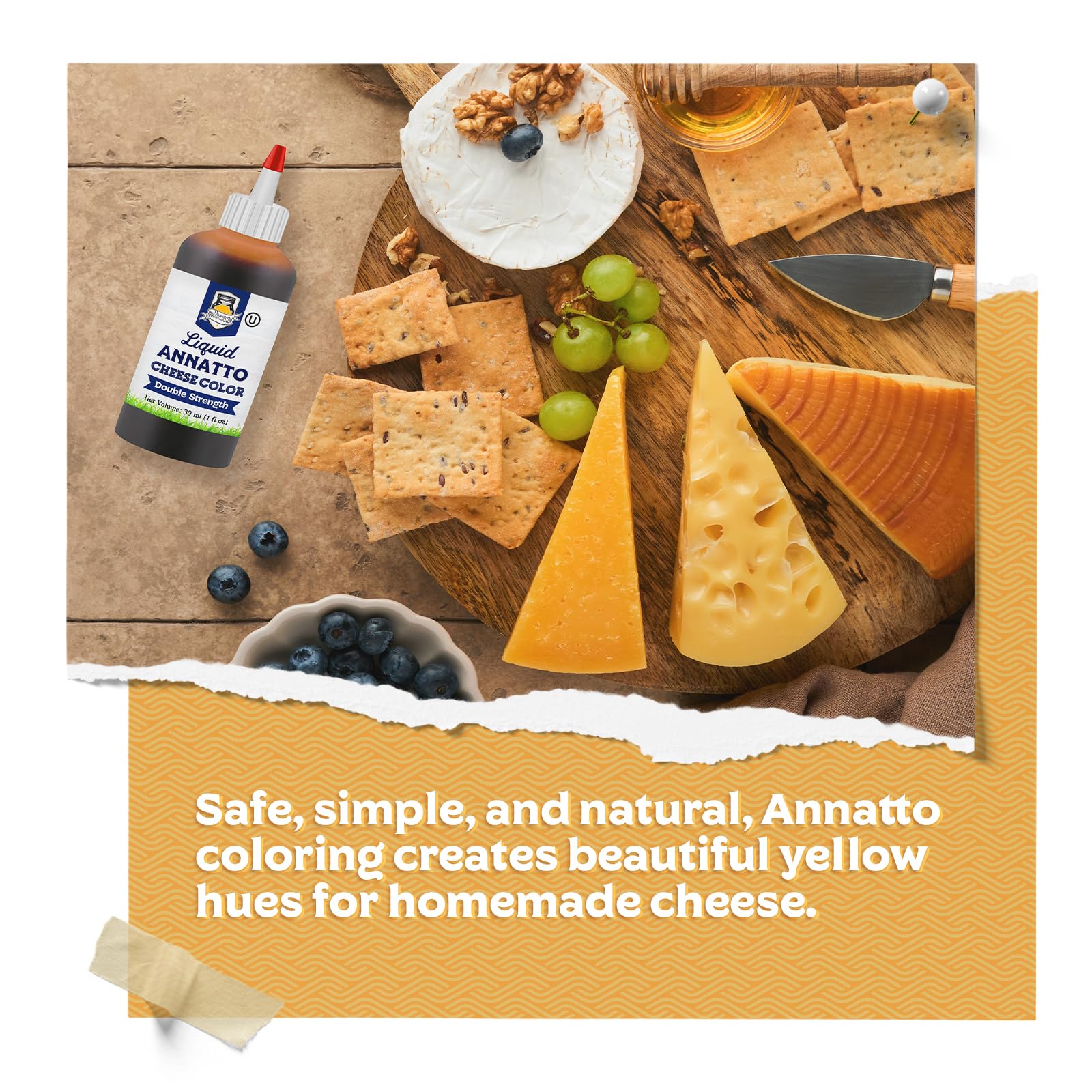 Fermentaholics Cheese wheel with vibrant, uniform rind color