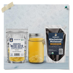 Fermentaholics Mineral-rich Molasses close-up highlights iron and calcium support in recipes.