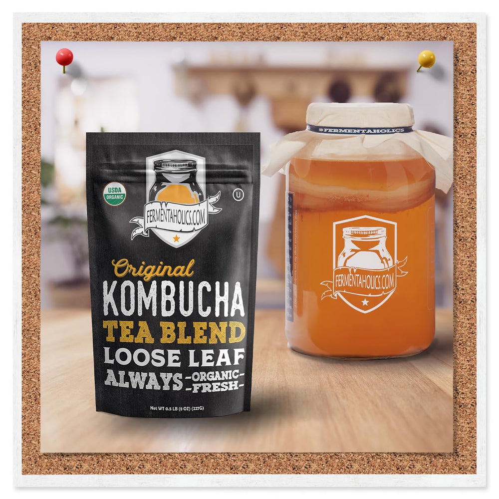Fermentaholics organic kosher certification seal on packaging