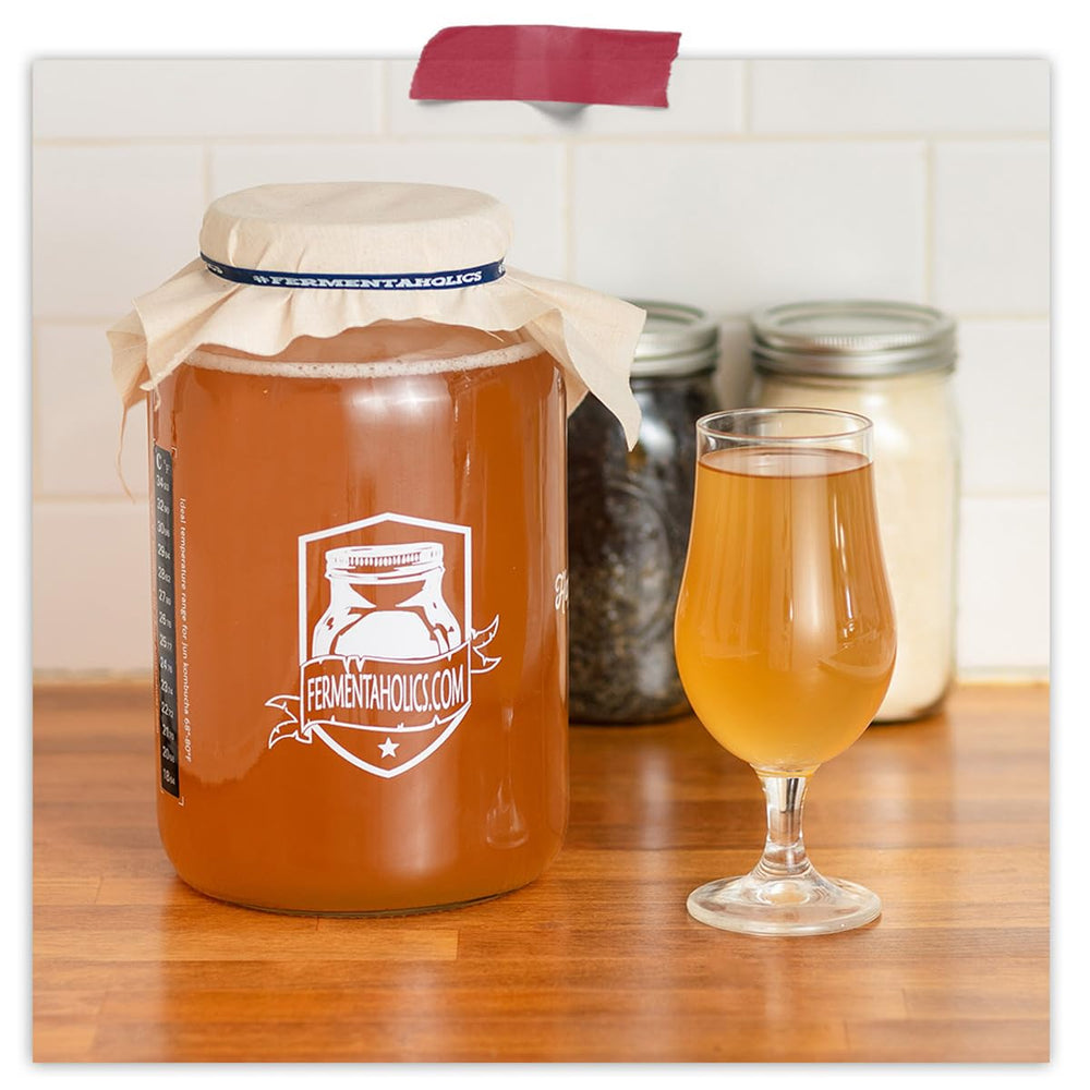 Fermentaholics packaged tea blend ready for gifting or home use