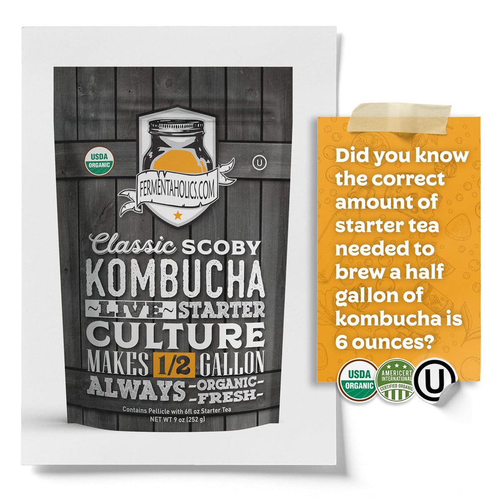 Fermentaholics starter tea 6oz to kickstart your fermentation process