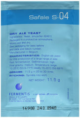 Fermentis S-04x3 multicolor label—versatile for diverse ale styles