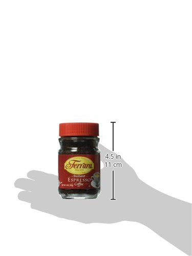 Ferrara Origin-blend label shows origins from Brazil, Colombia, Ecuador, and Mexico.
