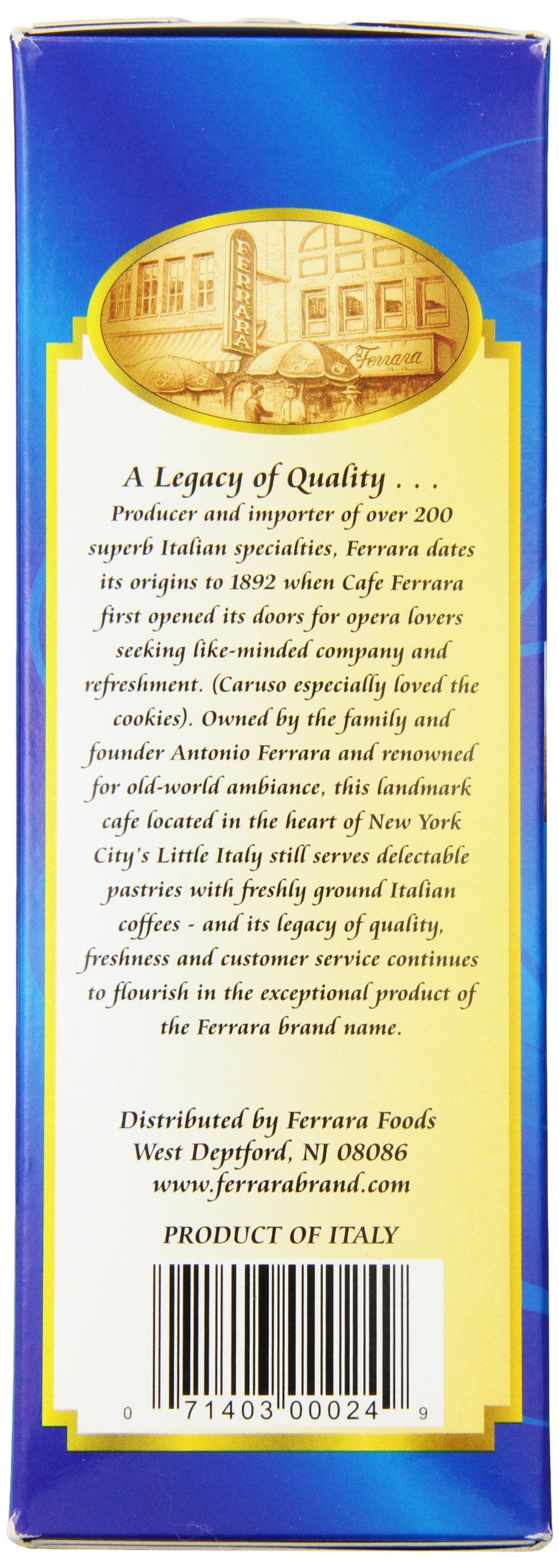 Ferrara Torrone gift-ready packaging, ideal for celebrations and gifts.