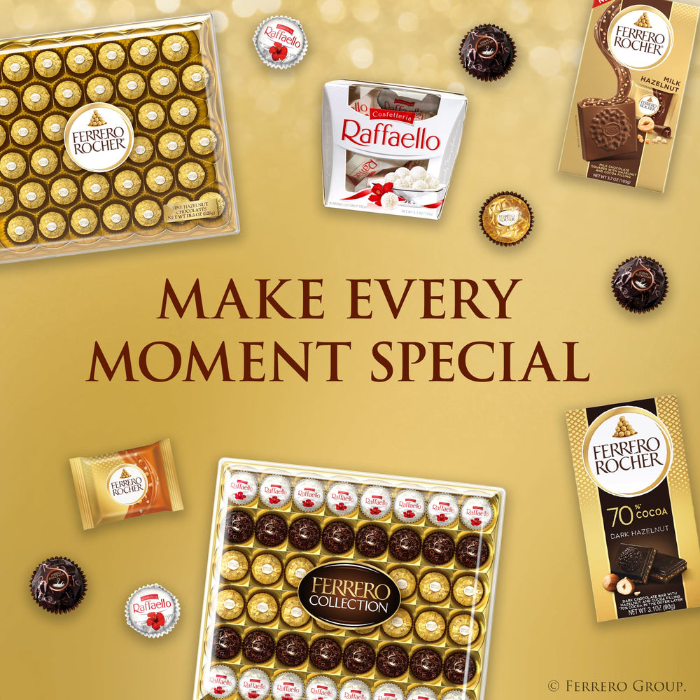 Close-up of premium chocolate textures and glossy finishes.