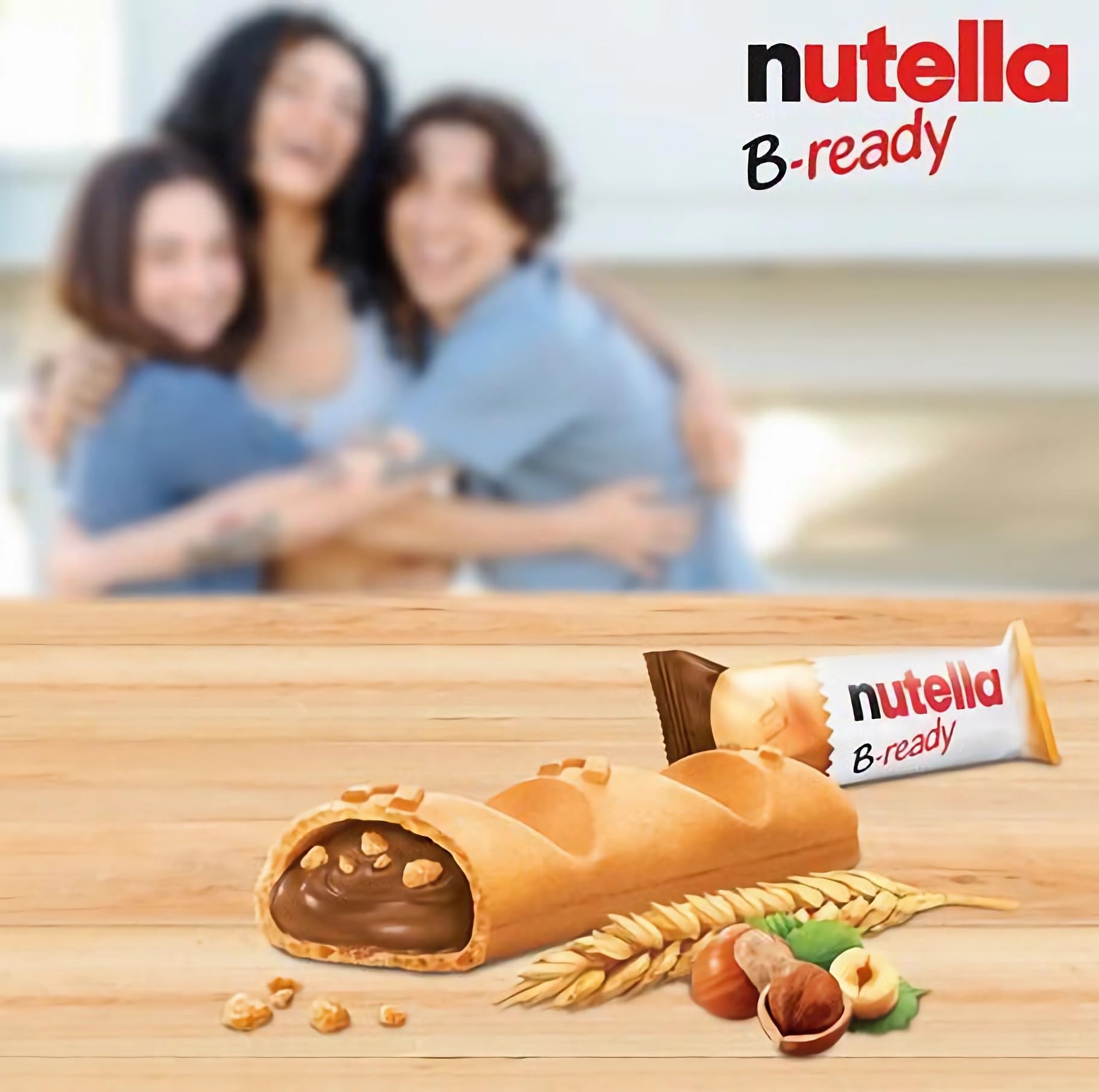 Ferrero Nutella B-ready snack on the go, convenient and tasty.