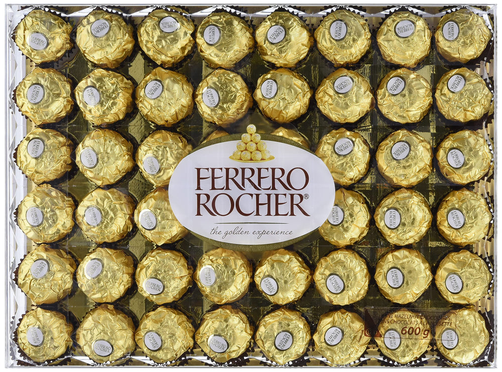 Ferrero Rocher 48-piece pack, premium gift option for celebrations.