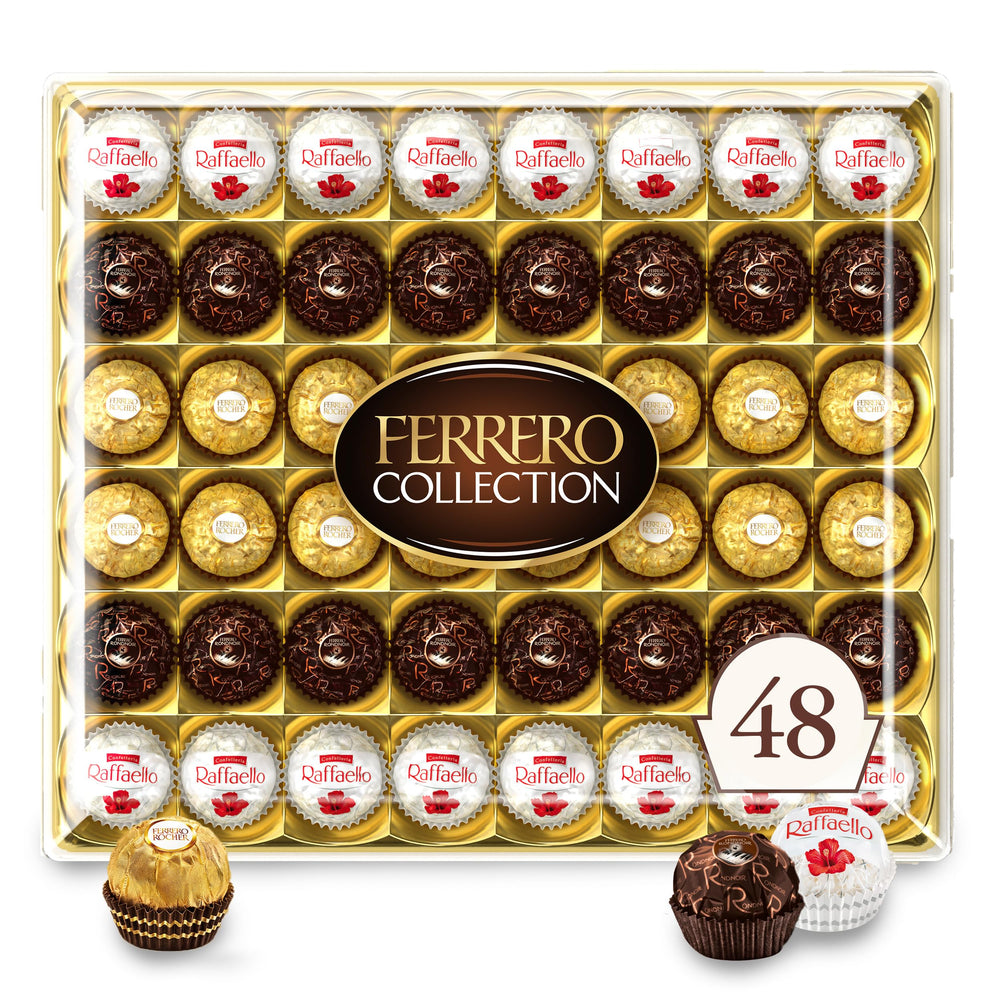 Ferrero Rocher Collection elegant gift box showcasing premium chocolates for gifting and celebrations.